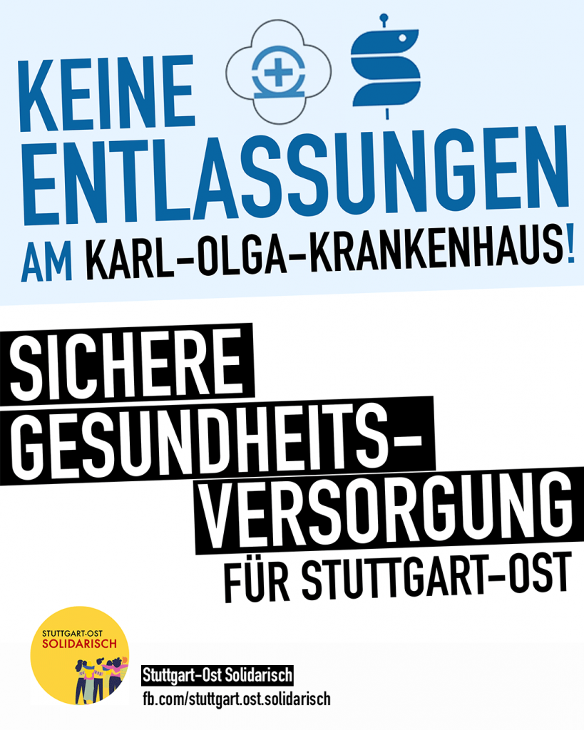 Sichere Gesundheitsversorgung für Stuttgart-Ost – Keine Entlassungen im Karl-Olga-Krankenhaus