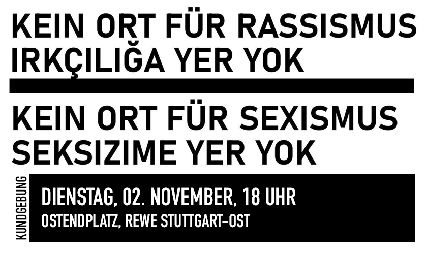 Kein Ort für Rassismus und Sexismus in Stuttgart-Ost