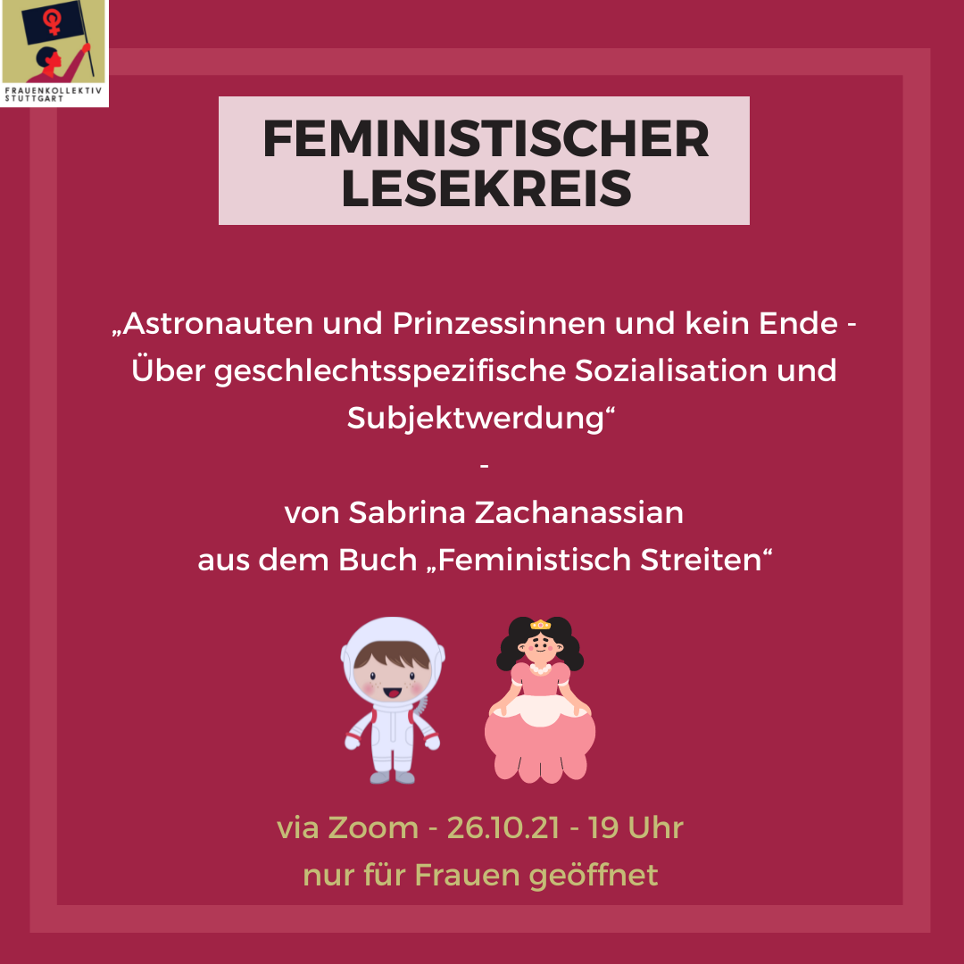 Feministischer Lesekreis zur geschlechtsspezifische Sozialisation und Subjektwerdung