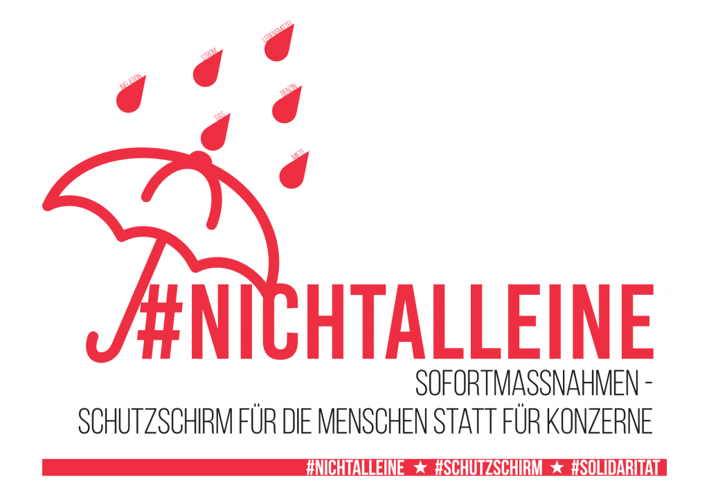 #nichtalleine – Plakatvordrucke