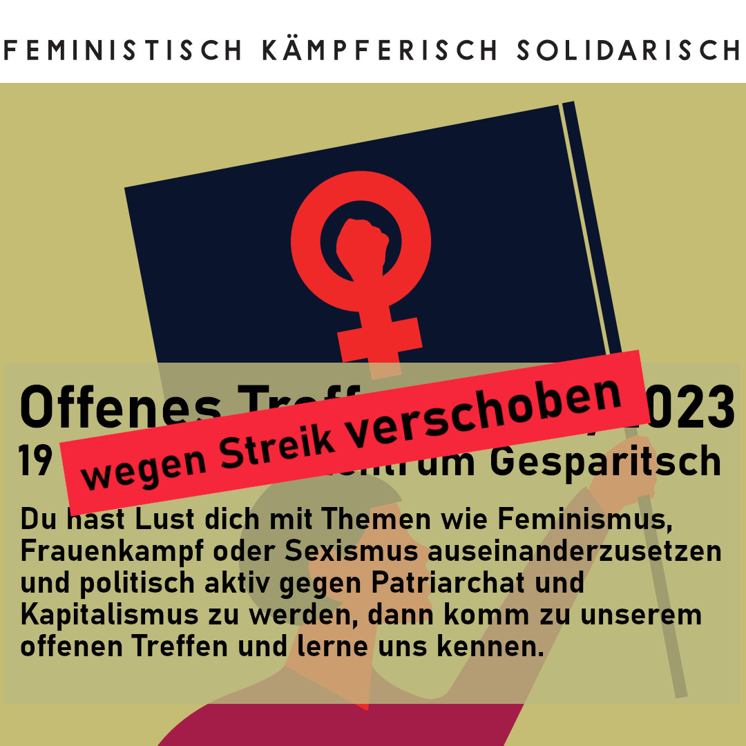 VERSCHOBEN: Offenes Treffen des Frauenkollektivs Stuttgart