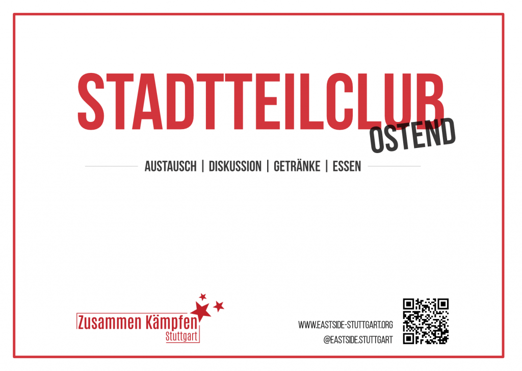 Stadtteilclub – Zeitenwende? Nicht mit uns!