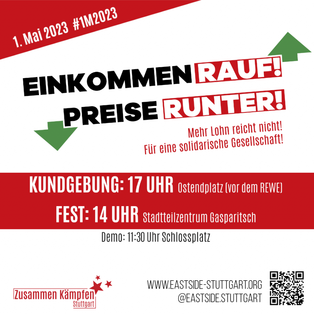 Kurzflyer: Einkommen rauf – Preise runter! Mehr Lohn reicht nicht! Für eine solidarische Gesellschaft!