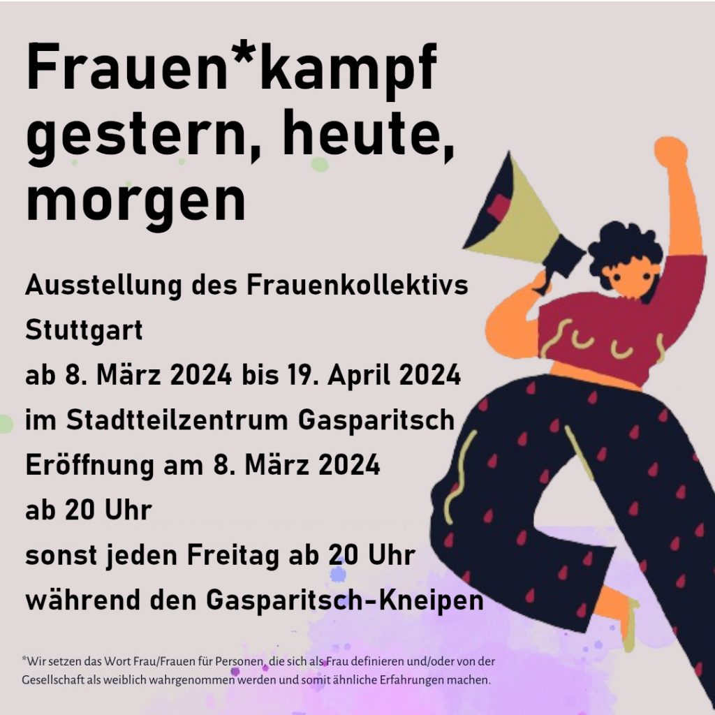 Austellung: Frauen*kampf gestern, heute, morgen