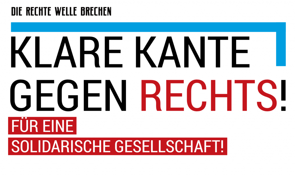 Die rechte Welle brechen – Klare Kante gegen Rechts! Für eine solidarische Gesellschaft!