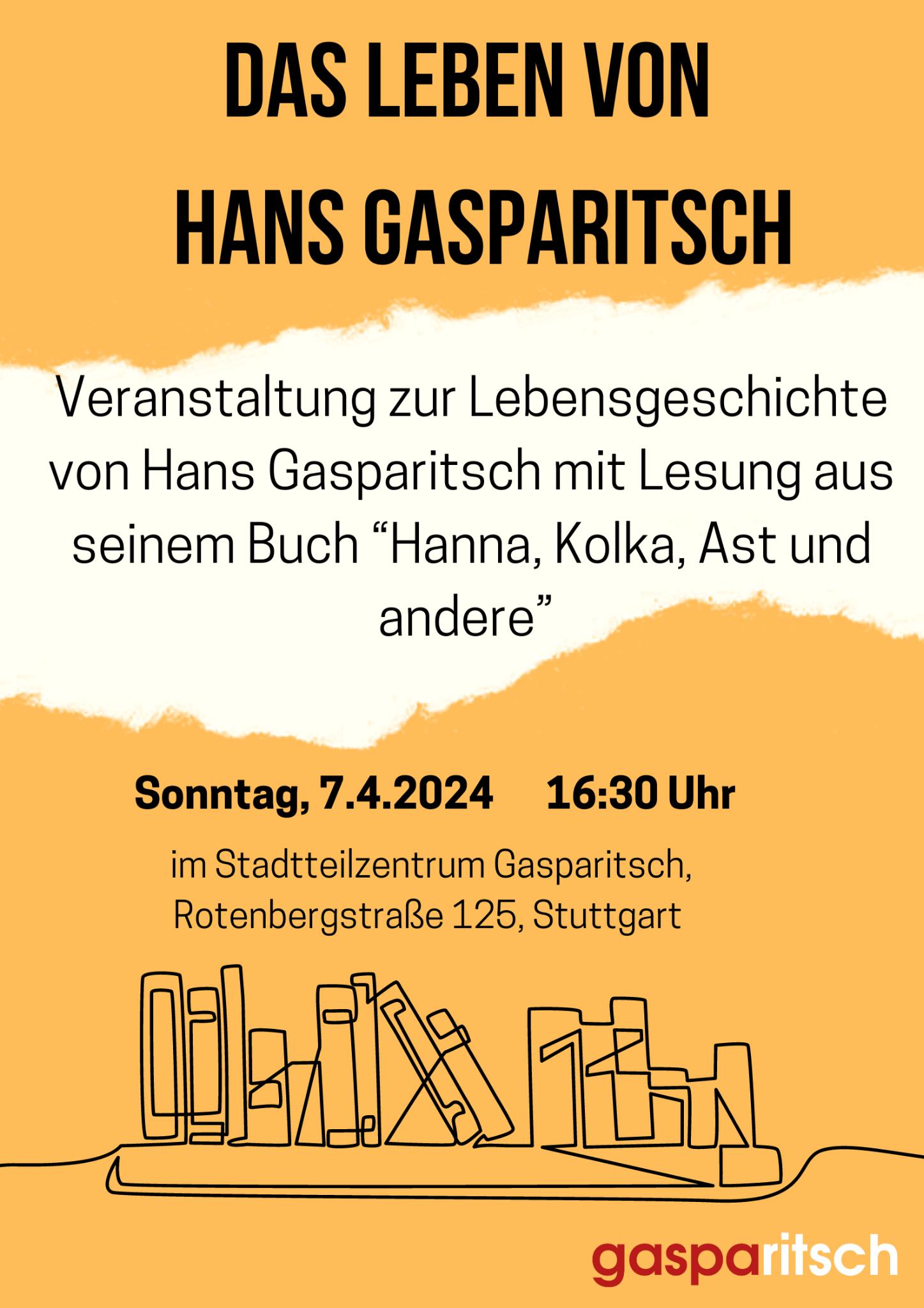 Das Leben von Hans Gasparitsch