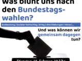 Was blüht uns nach den Bundestagswahlen? Und was können wir gemeinsam dagegen tun?