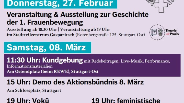 Kundegbung zum Frauenkampftag – Für das Ende der Bescheidenheit!