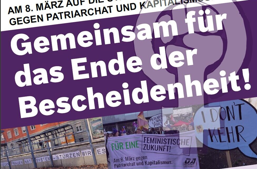 Gemeinsam für das Ende der Bescheidenheit!