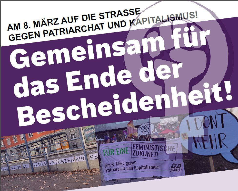 Gemeinsam für das Ende der Bescheidenheit!