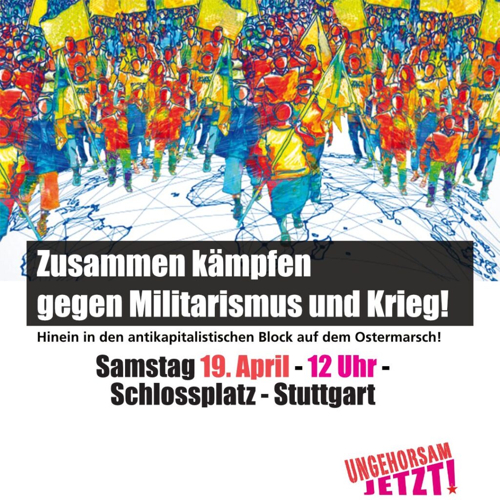 Hinein in den antikapitalistischen Block auf dem Ostermarsch!