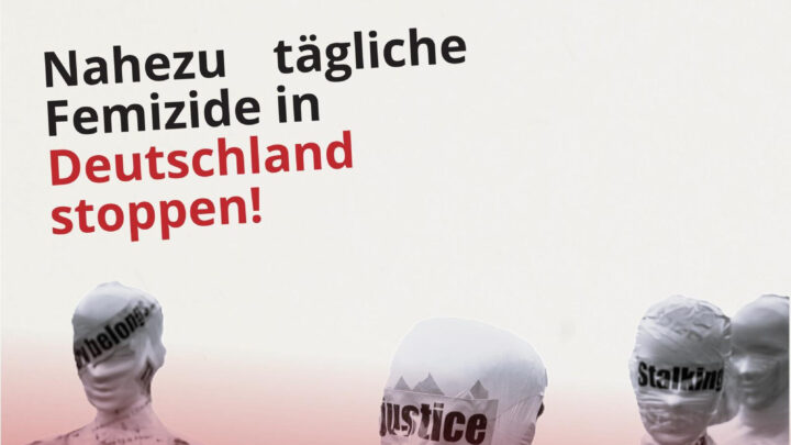 Nazis töten, Männer auch! (Plakat zum 1. Mai 2025)