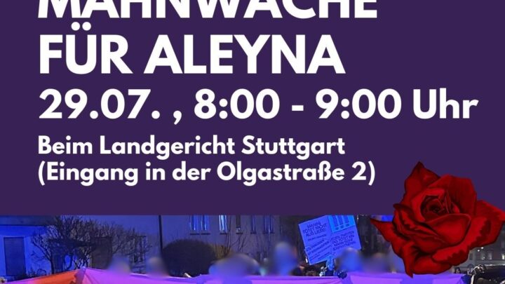 Stille Mahnwache für Aleyna