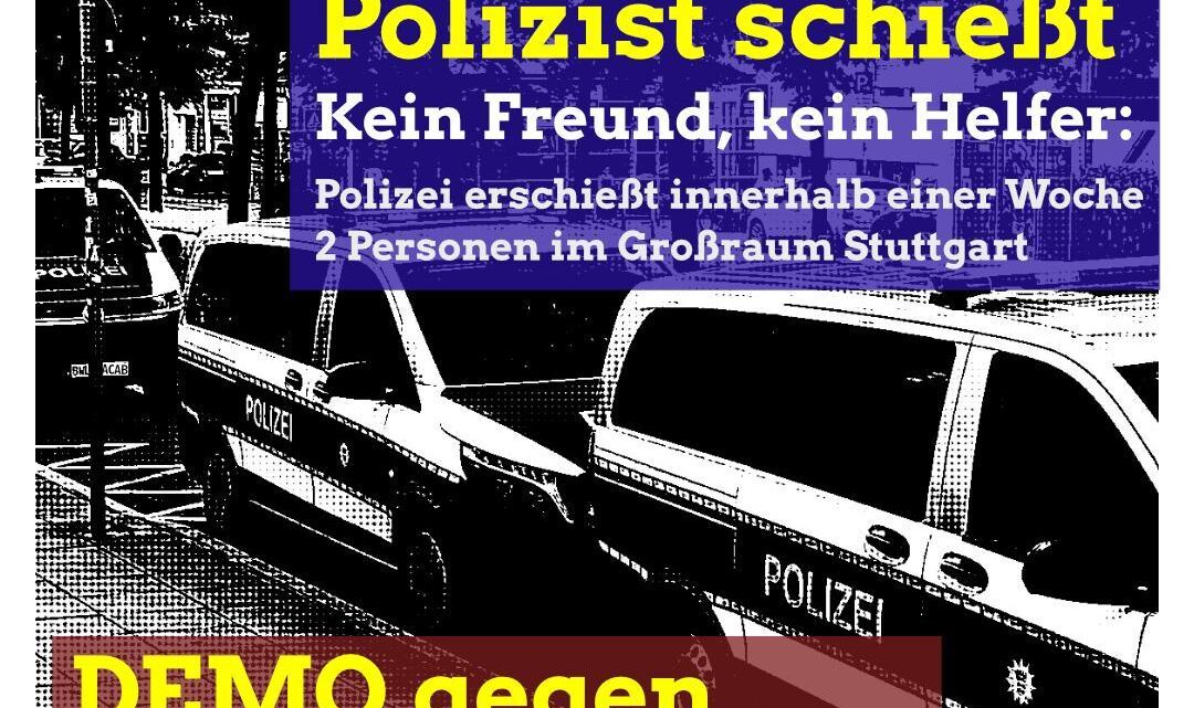 Strobl spricht, Polizist schießt – Demo gegen Polizeigewalt