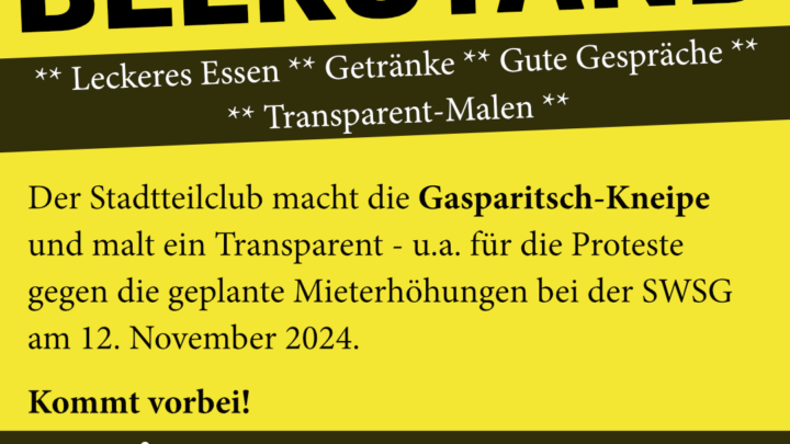 Welcome to the Beerständ – Gasparitsch-Kneipe