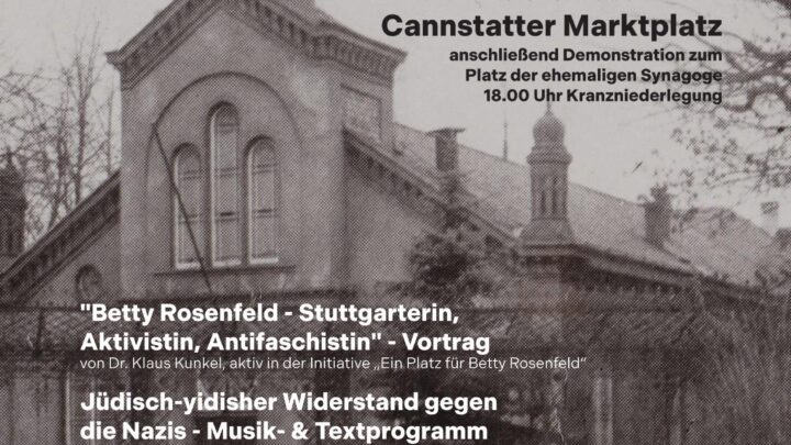 Gedenken an die Pogromnacht 1938