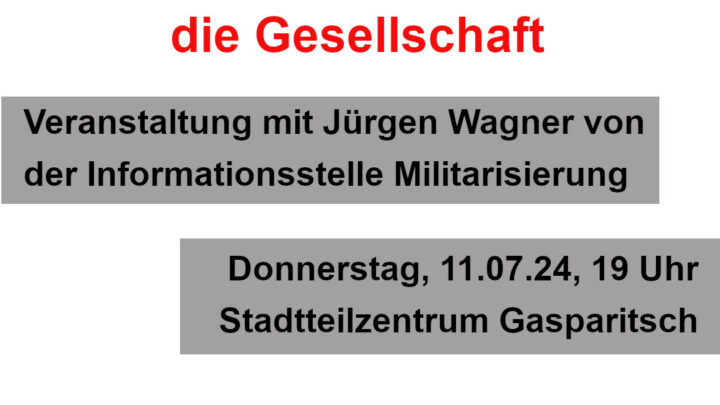Vortrag: Die Kriegswirtschaft der EU und die Auswirkungen auf die Gesellschaft