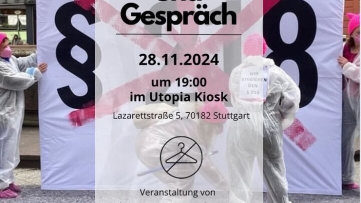 Veranstaltung zur Kampagne für die Legalisierung von Abtreibungen