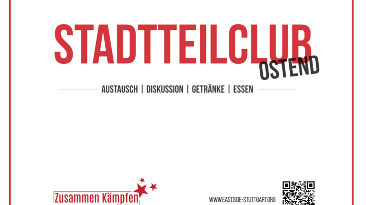 Stadtteilclub Ostend – Zeitenwende? Nicht mit uns!