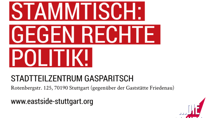Stammtisch gegen rechte Politik