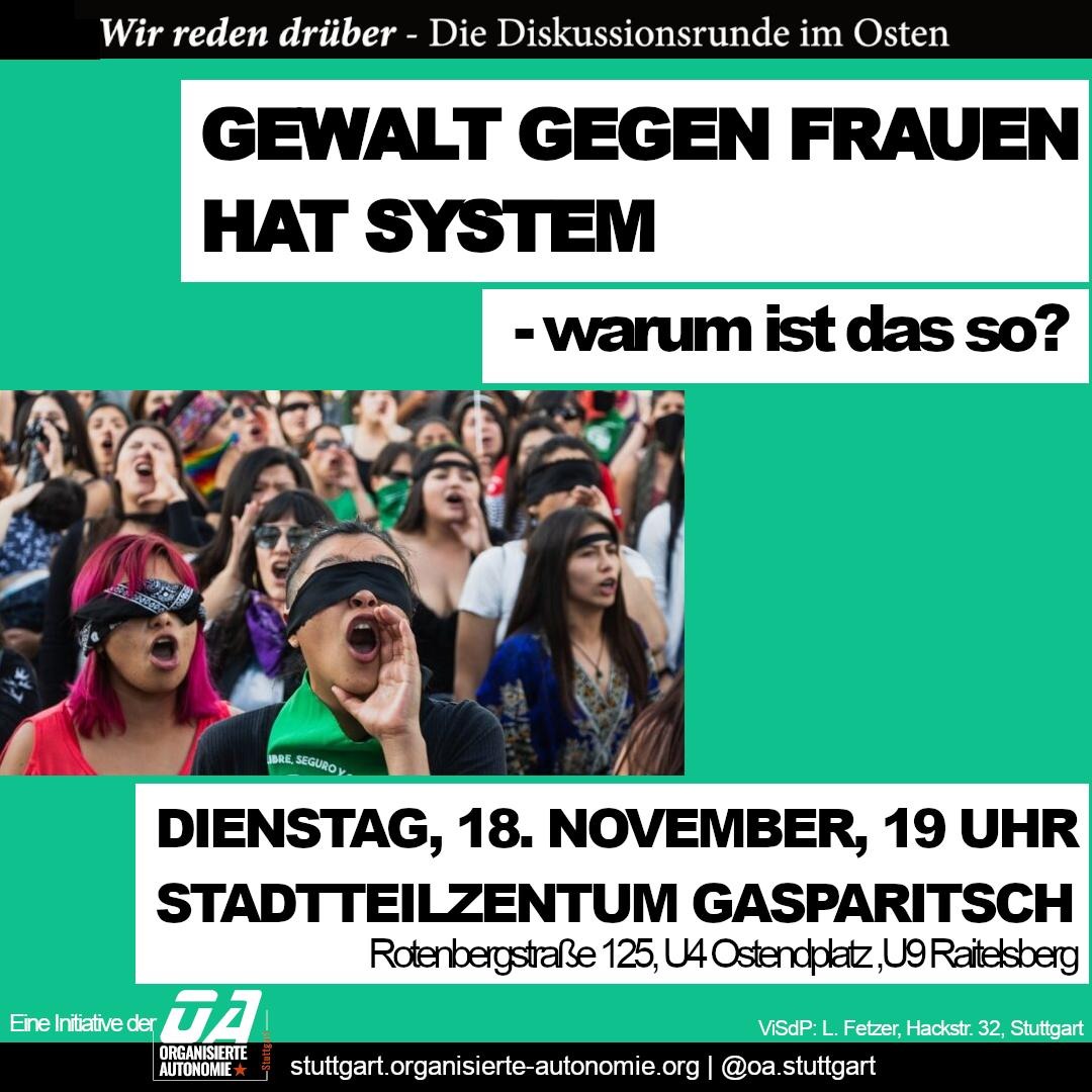 Wir reden drüber – Gewalt gegen Frauen hat System – warum ist das so?
