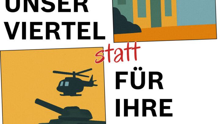 Kundgebung & Infotisch: Geld für unser Viertel – statt für ihre Kriege
