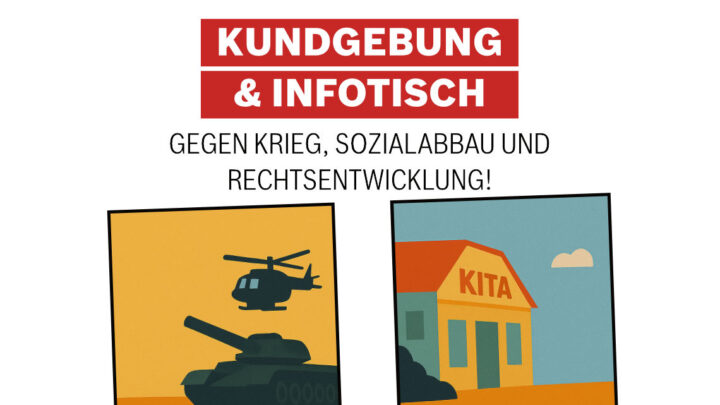 Kundgebung & Infotisch: Geld für unser Viertel – statt für ihre Kriege
