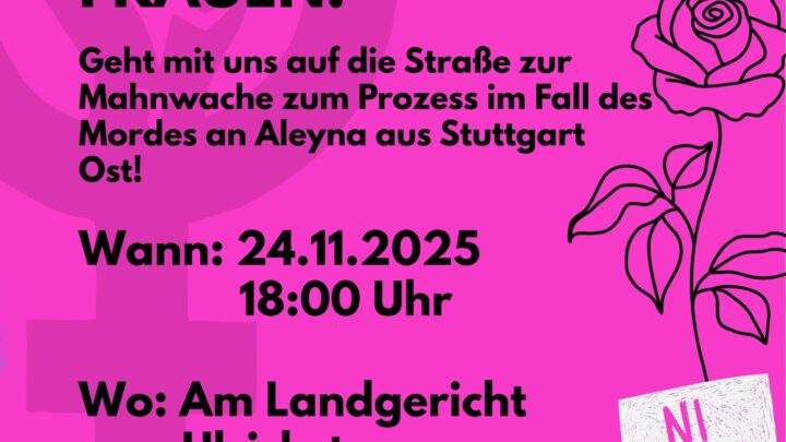 Femizide stoppen – Aktion zum Femizid an Aleyna