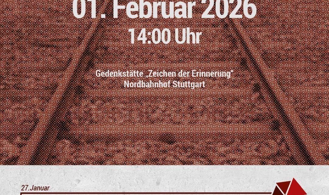 Kundgebung zum Tag des Gedenkens an die Opfer des Nationalsozialismus