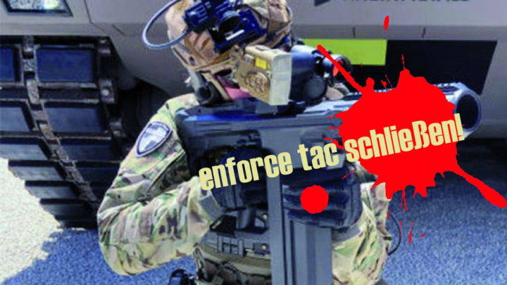 Enforce Tac absagen: Kurz-Input gegen die Waffenmesse in Nürnberg und zur gemeinsamen Zugfahrt