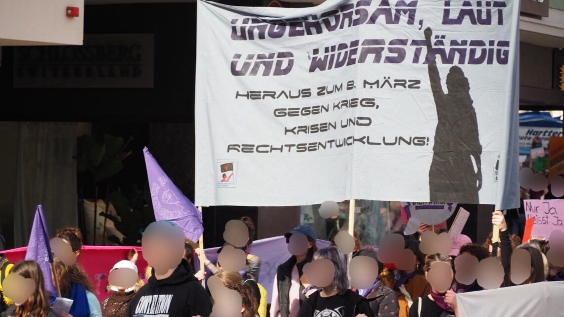 Am 8. März gegen Patriarchat und Kapitalismus – Bericht der Aktionen rund um den Frauenkampftag