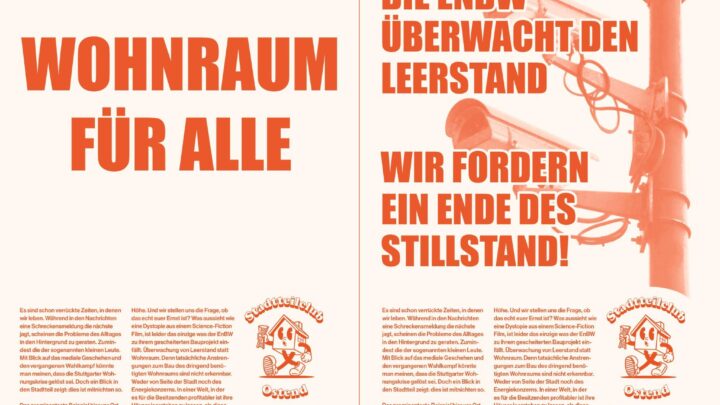 Die ENBW überwacht den LeerstandWir fordern ein Ende des Stillstand!